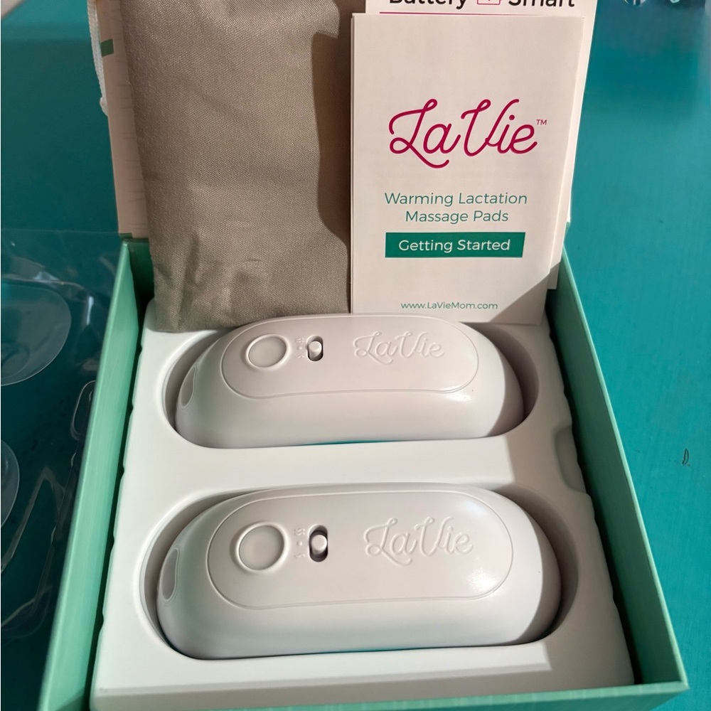 LaVie White Warming Lactation Massage Pads